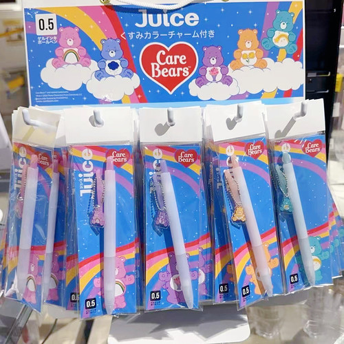 日本百乐彩虹小熊juice果汁笔