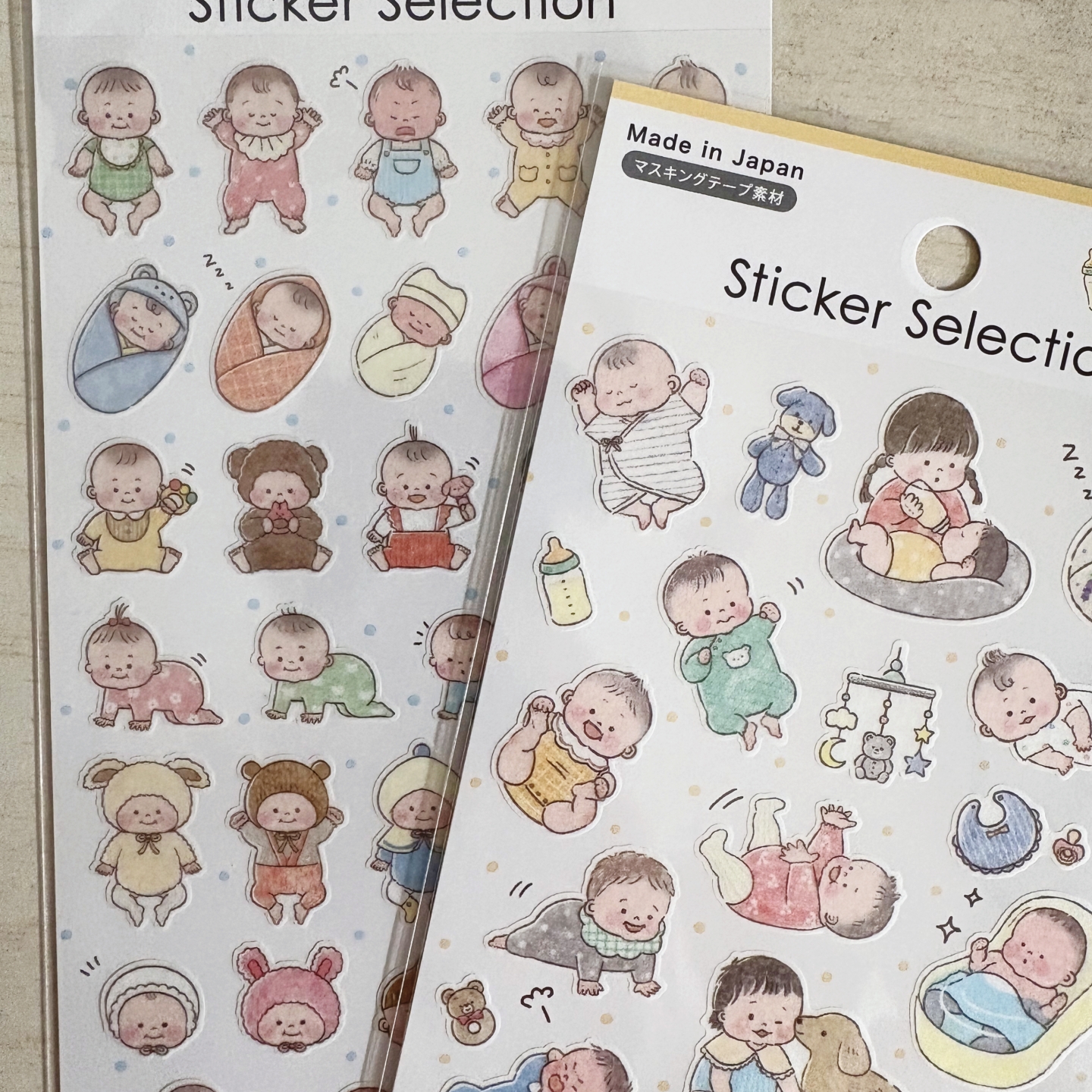 gaia小宝宝小婴儿可爱贴纸