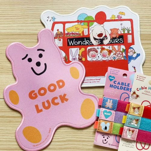 日本coco酱女孩小熊电脑鼠标垫