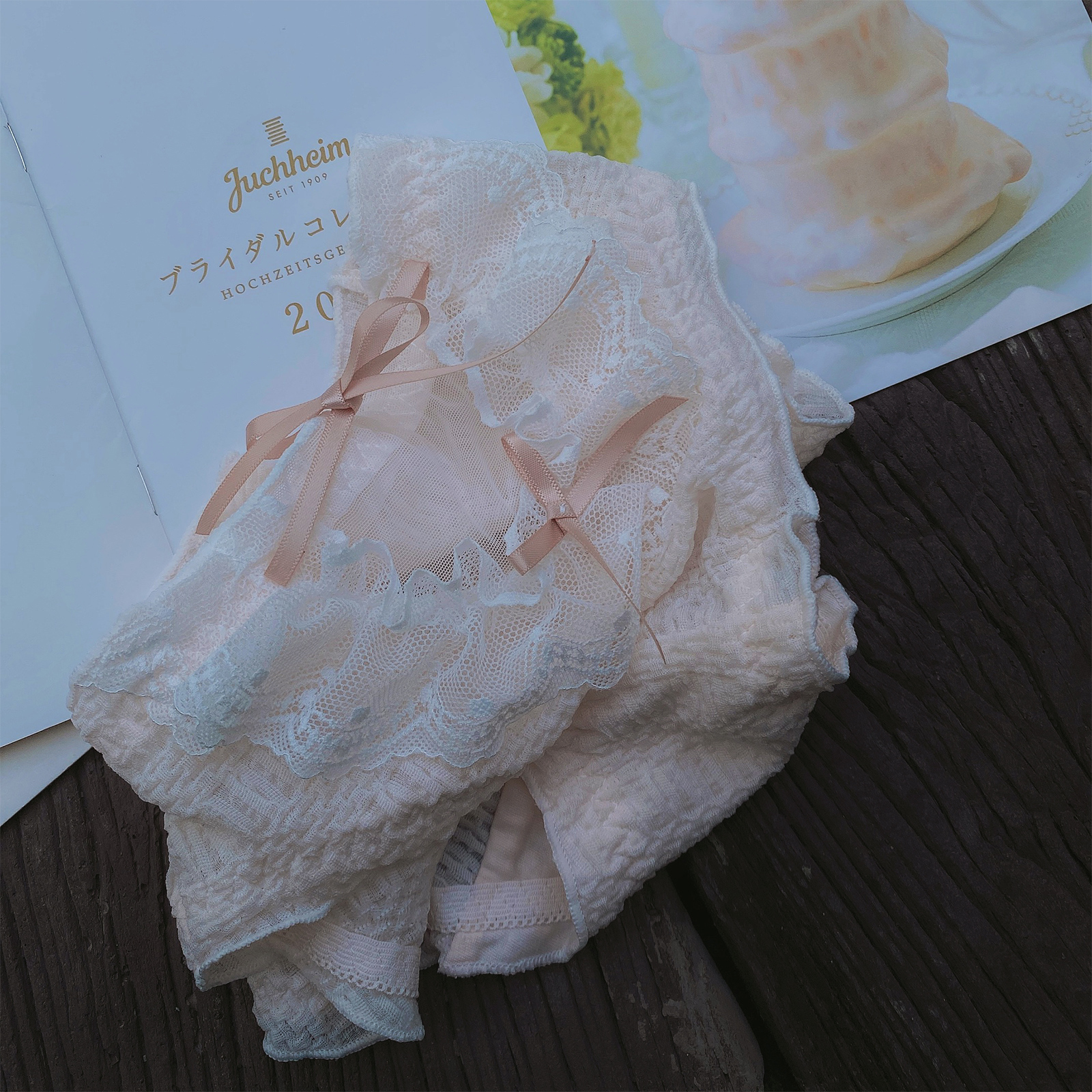 桃蜜糖三角内裤蕾丝少女性感