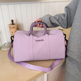 2026春季游泳运动健身包女大容量短途旅行包手提斜挎行李收纳包