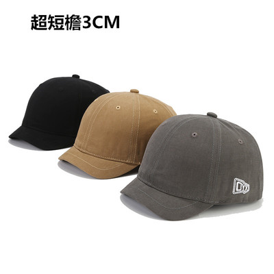 韩版潮小沿帽新款短檐春秋短帽