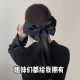 吴谨言同款 黑色大蝴蝶结发夹女2021新款 网红后脑勺发卡弹簧夹发饰