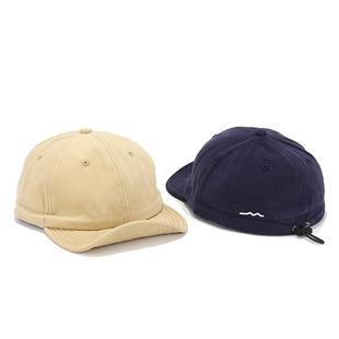 日系软檐复古美式短檐帽女全封闭短舌棒球帽男软顶百搭国潮棒球帽