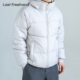 LFH写意 荷叶式 拒水户外防泼水新国标90白鸭绒轻型羽绒服男女