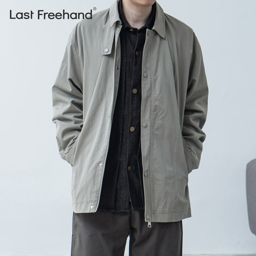 LFH写意天丝棉中长款风衣外套