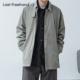 LFH写意 日系防风外套 新款 天丝棉水洗做旧中长款 宽松风衣男秋季