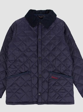 特价上海现货barbour大童儿童经典绗棉菱格棉服夹棉外套女士可用