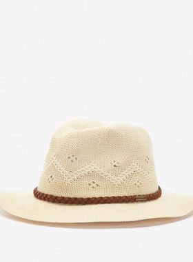 上海现货Barbour Flowerdale Trilby沙滩帽渔夫帽草编礼帽遮阳帽