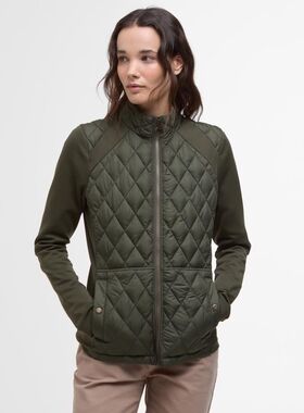 上海现货Barbour edda女士菱格棉服外套卫衣户外棉衣运动衫内胆