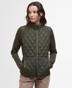 上海现货Barbour edda女士菱格棉服外套卫衣户外棉衣运动衫内胆