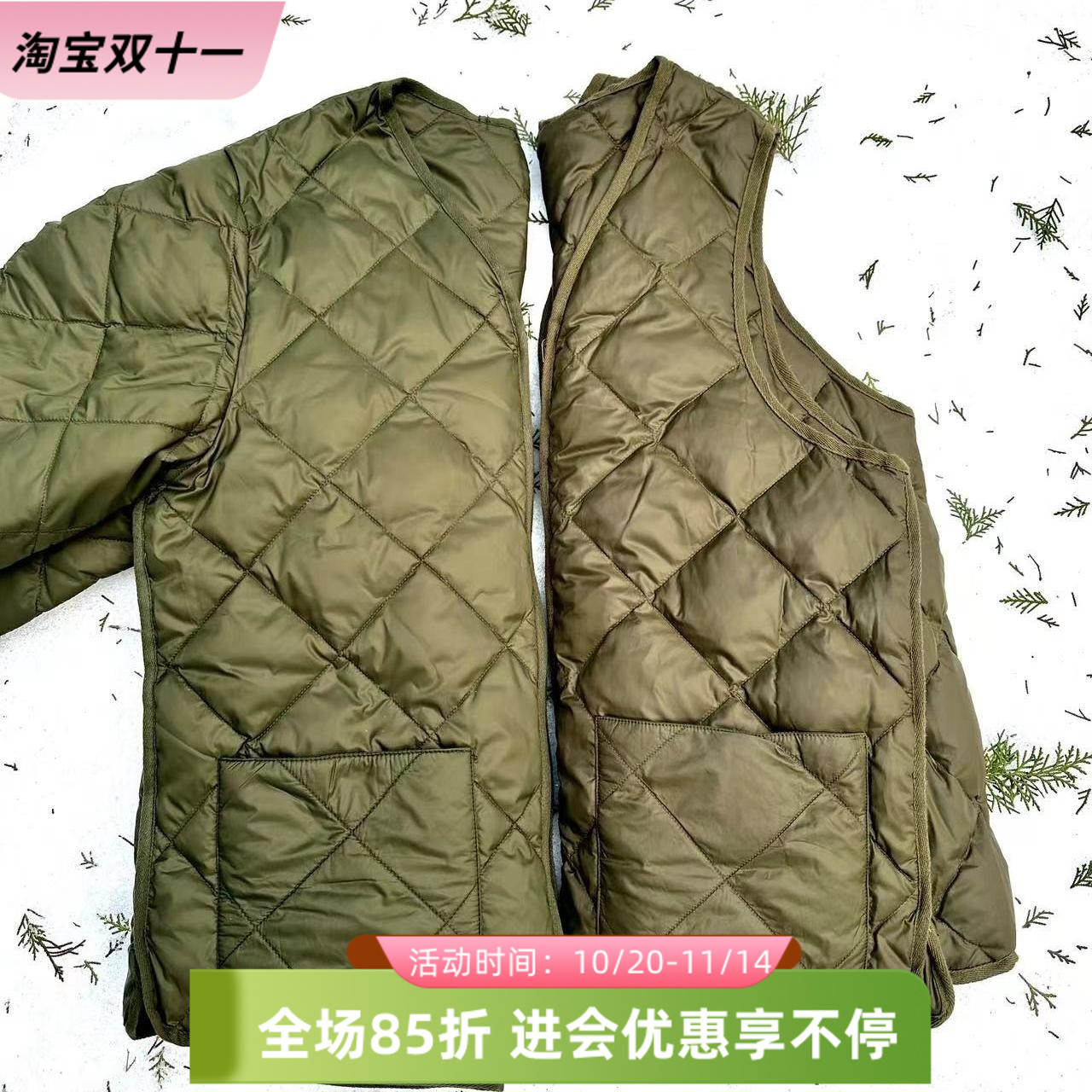 油蜡外套通用鹅绒内胆羽绒服男女