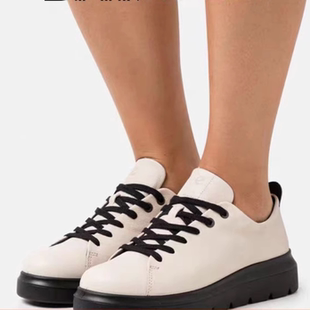 Ecco/爱步女鞋皮鞋英伦风单鞋休闲板鞋通勤小白鞋厚底鞋216203