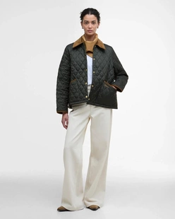 Liddesdale女士绗缝夹克棉服lqu1851 Cropped 现货Barbour Icons