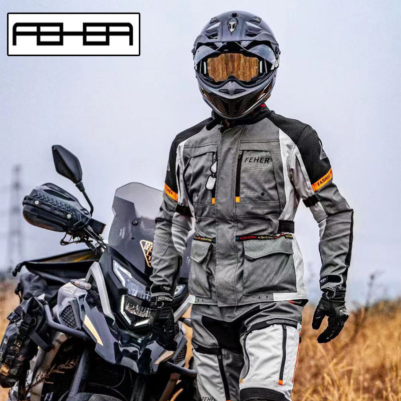 FEHER摩托车骑行服冬季拉力服套装男宝马机车服摩旅装备防水四季