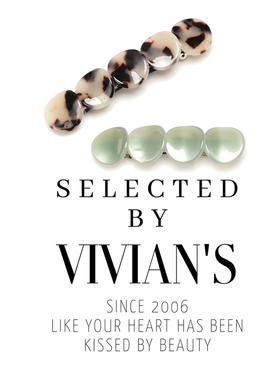 优雅圆润弹簧夹~气质顶夹~佩妮Chaplet横夹半夹马尾刘海夹半扎