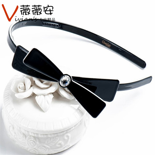 法国佩妮chaplet发箍水钻蝴蝶结