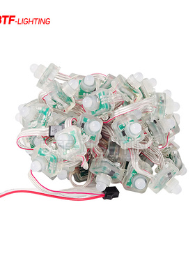 热卖LED全彩WS2811方形广告字牌招牌外露灯串RGB灌胶防水5V装饰灯