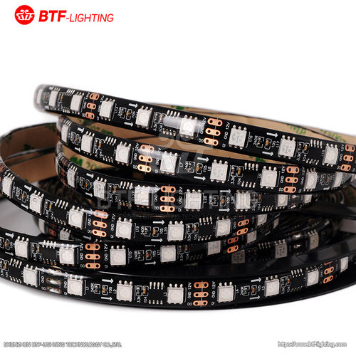 12v全彩led跑马灯ws2811RGB灯带