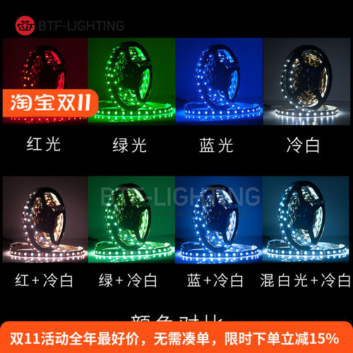 七彩LEDRGBW四合一灯珠装修灯带