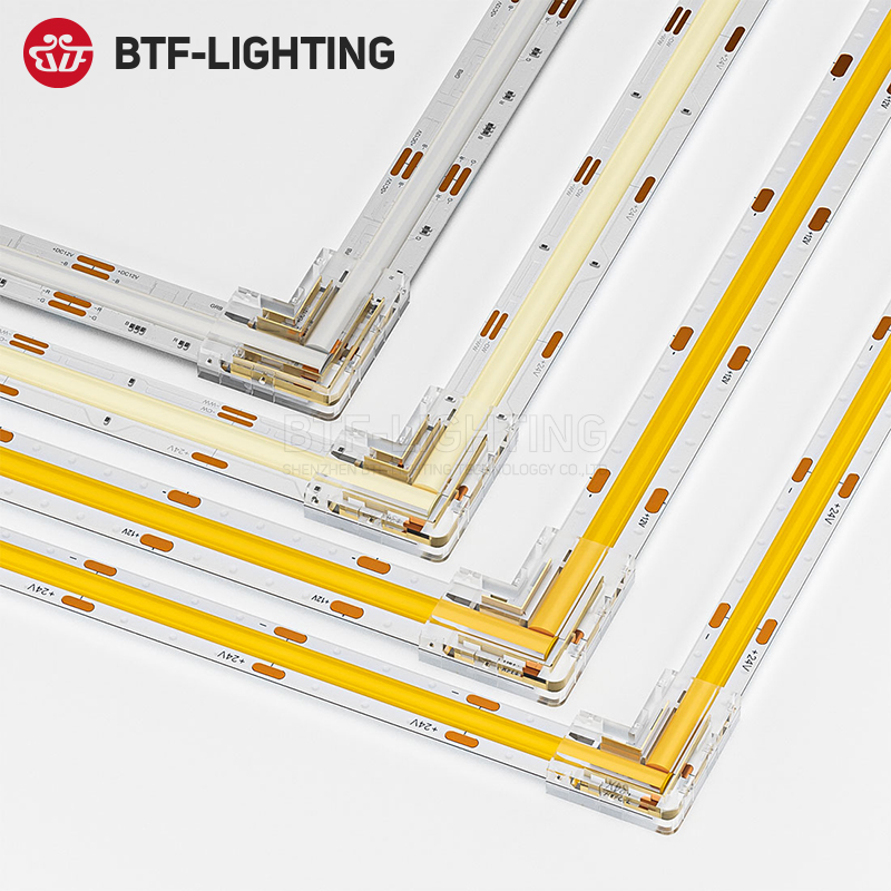 COB免焊無暗區卡扣直角L型轉接器