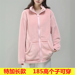 加长版睡衣女175高个子珊瑚绒秋冬季170法兰绒加绒加厚保暖家居服