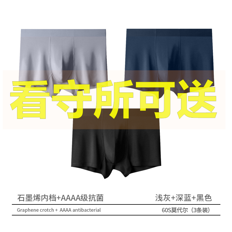 狱看守所男士内裤莫代尔