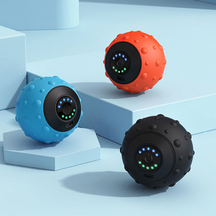 花生球电动足底筋膜松懈球足弓背部按摩球滚球颈膜放松球瑜伽小球