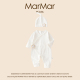 丹麦MARMAR KIDS新生儿蝴蝶衣连体衣哈衣春秋纯棉和尚爬服送帽子