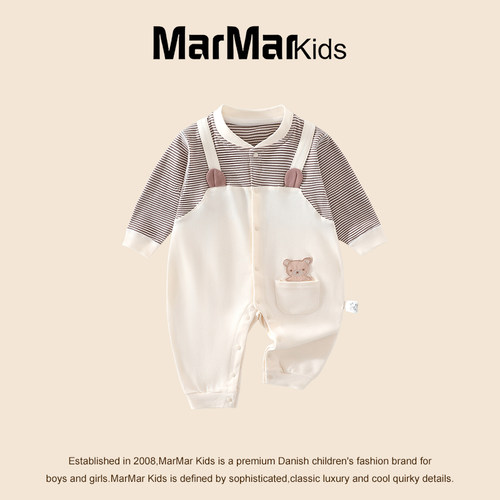 MARMARKIDS新生儿小熊哈衣