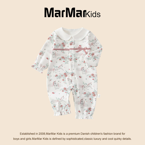 MARMARKIDS女宝A类棉哈衣