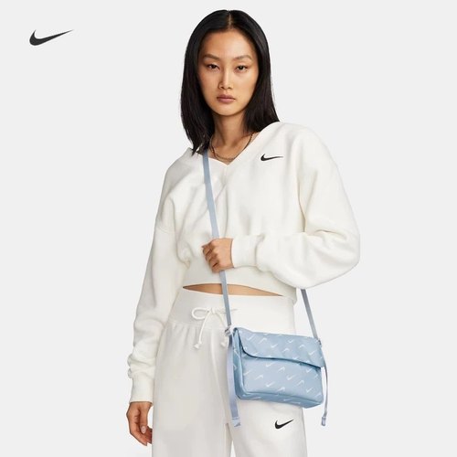 NIKE耐克单肩包男女简约手提斜挎包运动休闲零钱手机包FN0938-440