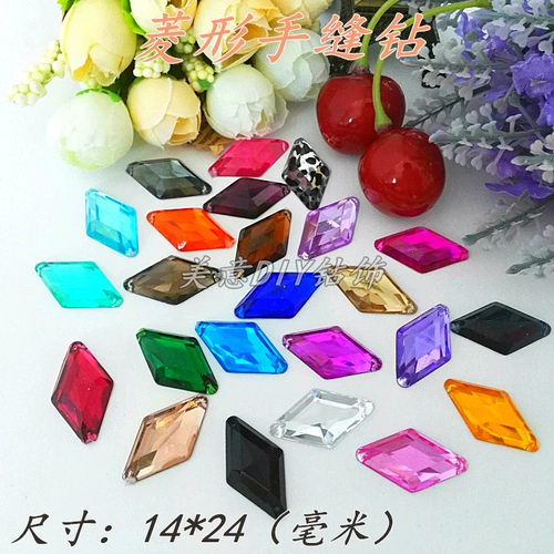 Акриловые мульти -колорные аксессуары из алмаза с алмазом.