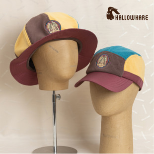 HallowHare韩版拼色摇粒绒系列棒球帽渔夫帽