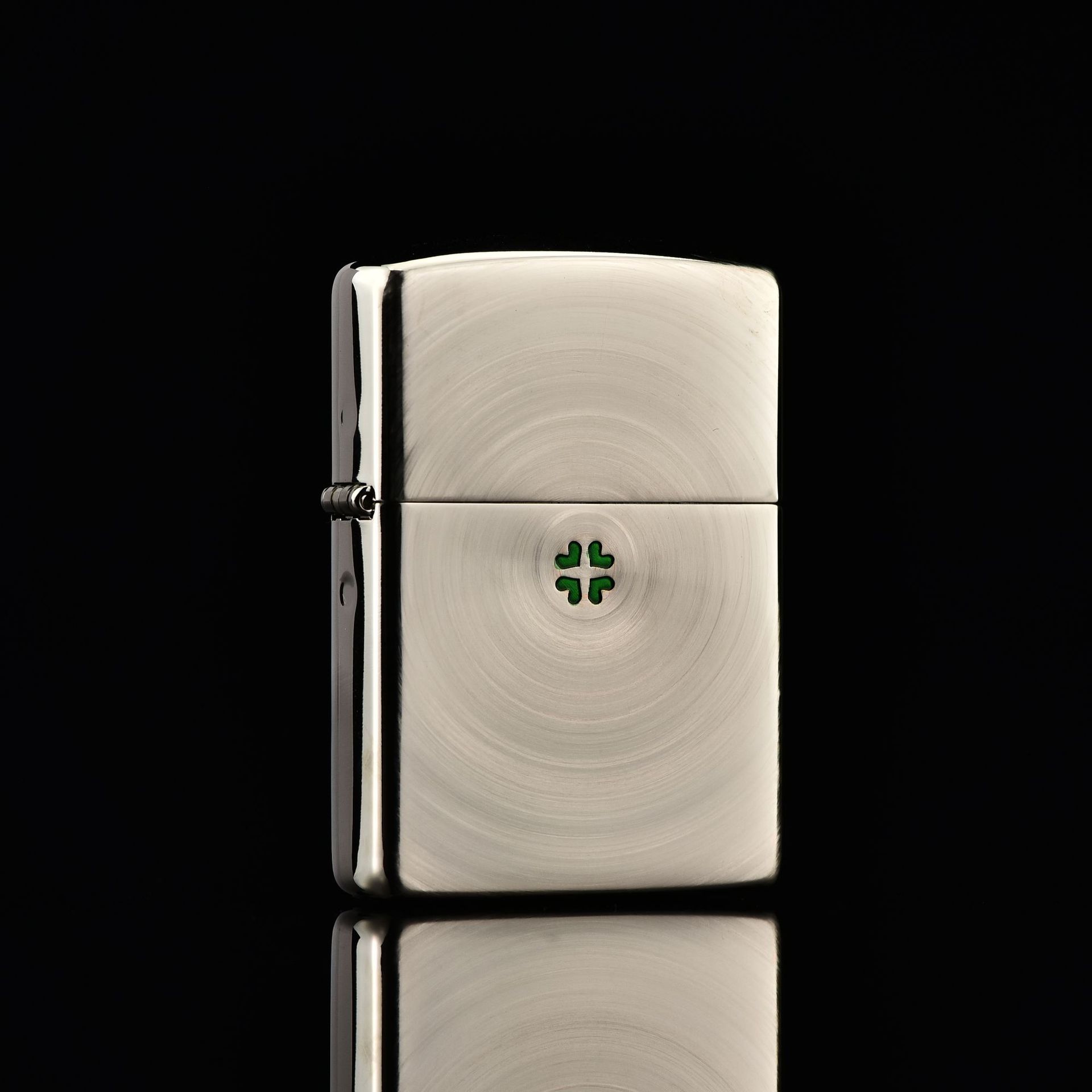 zippo正品 盔甲 轮回幸运草 送礼收藏防风煤油打火机