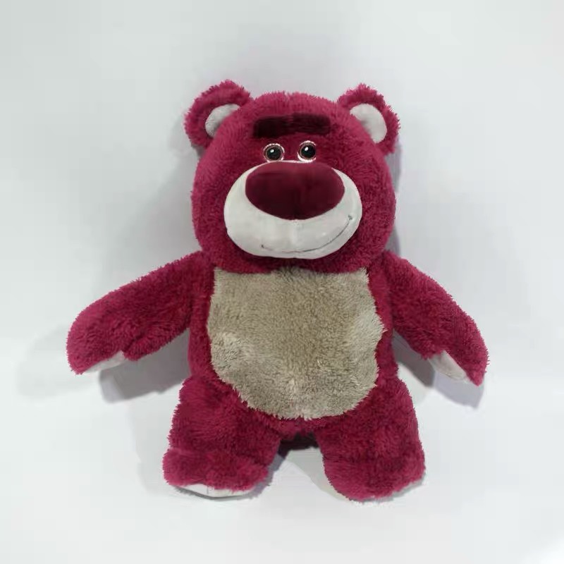 ToyStory玩具总动员泰迪熊抱抱熊草莓熊Lotso公仔Q版公仔毛绒玩具