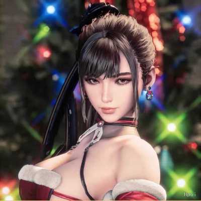 剑星伊芙圣诞妆女雕系列