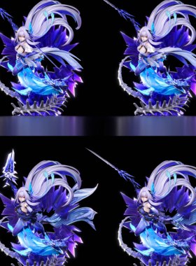 【九月JJ2店】定金哈基米工作室红眼白毛剑客2.0武器大师skk女雕