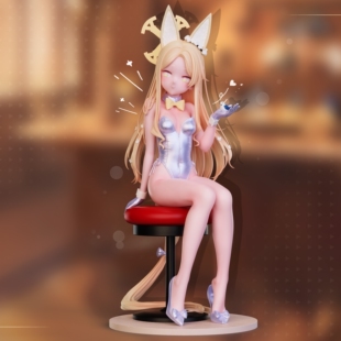 【九月JJ】代购定金Flawless工作室 百合园圣娅 吧台兔女郎 女雕