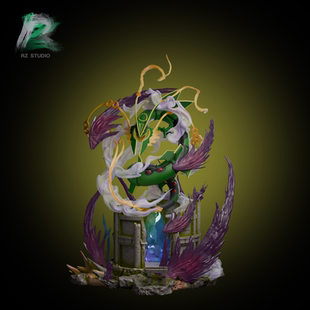 【九月JJ】定金RZ工作室 超级烈空坐 三神共鸣 宝可梦 手办雕像