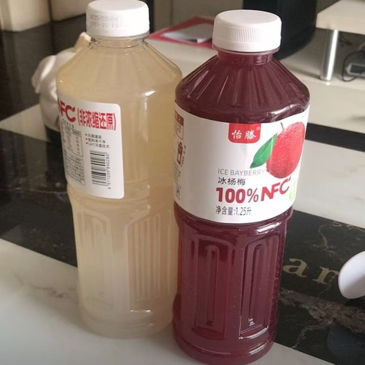 怡滕100%NFC冰荔枝冰菠萝果汁