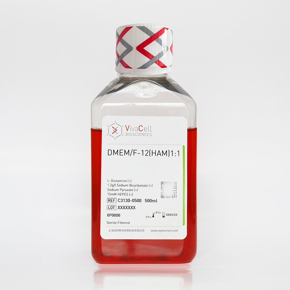 Vivacell C3130-0500 DMEM/F12（含谷氨酰胺,含丙酮酸钠,含HEPES)