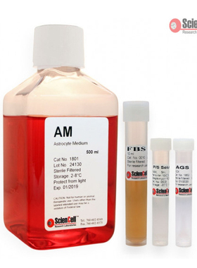 ScienCell 1801 星形胶质细胞培养基  AM培养基  500ML