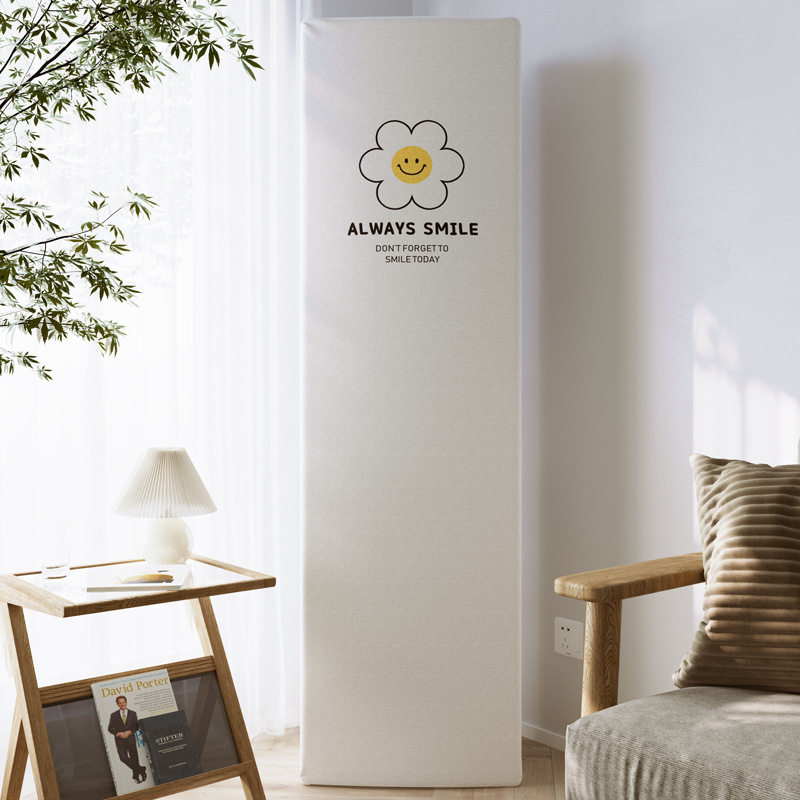 小清新风立式空调防尘罩圆柱形柜机圆形开机不取格力海尔客厅罩套