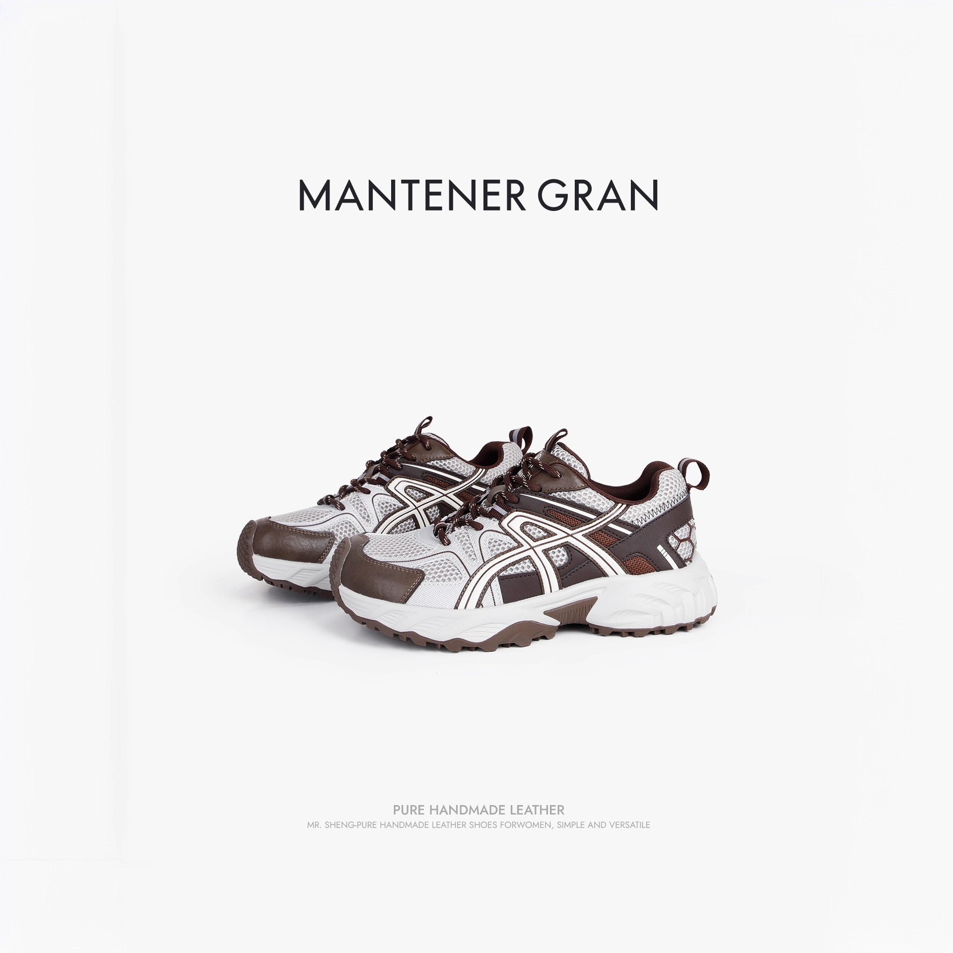 MantenerGran休闲圆头运动休闲鞋