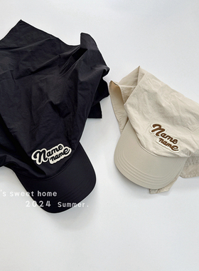 2024新款韩国Jennie同款速干头巾绑带鸭舌帽女春夏季潮牌遮阳帽子