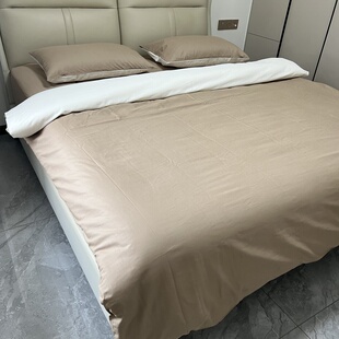 60支纯棉磨毛ab版床单床笠款四件套200×230 220×240被套枕套