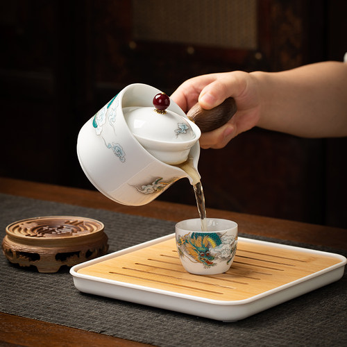 360度旋转出茶不烫手逍遥泡茶壶