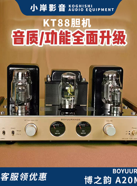 【小岸影音】博之韵KT88胆机A20MKV电子管单端发烧HIFI大功率功放
