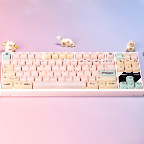 WOOTING磁轴键帽雾透原创麻将音